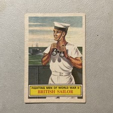 1965 A&BC Battle Card #61 - British Sailor - Printed in England - Excellent picture