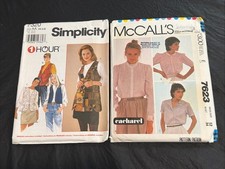 Lot (2) Simplicity 7320-McCalls 7623 Patterns Misses  Sizes: (12)(XS-S-M) Uncut picture