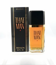 Vintage Revlon THAT MAN Cologne Splash 3.4 oz 100 ml Original Authentic NIB picture