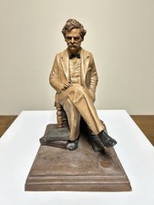Vintage Cairn Studios American Hereos Mark Twain Hand Cast Figurine #76 Limited picture