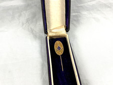 Vintage FREEMASONS gold Filled Lapel Pin With Original Box Hopkinsville, KY. picture