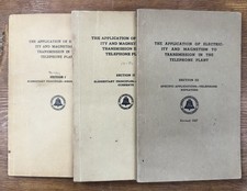 1923 AT&T Bell System Telephone Engineering Manuals Electricity 3 Volumes Set picture