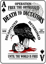 Death To Dictators North Korea DEATH CARD Digital Art Download Photo Picture picture