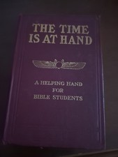 1913 The Time Is At Hand Series 2 watchtower Ibsa JW Jehovah's Witnesses picture