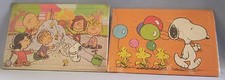 Snoopy Peanuts Jigsaw Puzzles 60pc & 15pc Chipboard from Japan Sandcastle NEW picture
