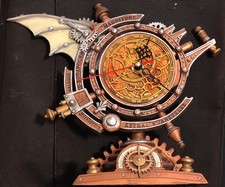 Ebros Steampunk Celestial Intergalactic Stormgrave Chronometer Table Clock picture