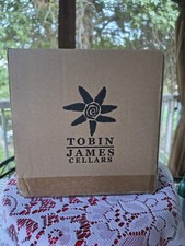 Tobin James Cellars Winery Set of 4 Tea Lite CANDLE Holder Ceramic Pottery NIB picture