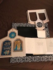 2 Hallmark Joy to the World 24 ea CHRISTMAS CARD BOX SET self sealing envelopes  picture