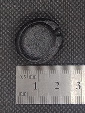 Australian Australite Tektite Rare Bowl Button, From Kalgoorlie WA picture