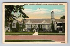 Champaign-Urbana IL-Illinois, University of Illinois, Antique Vintage Postcard picture