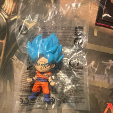 Burger King Dragon Ball Super Goku Blue Hair Orange Outfit Figure 2026 Sealed picture
