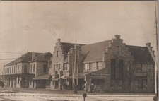 RPPC Wellington KS AT&SF Railroad Depot & Eating House Santa Fe 1912 picture