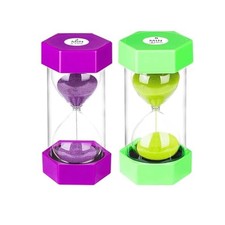 SuLiao Purple 2 Minute Sand Timer for Kids, Unbreakable Plastic Hourglass Gre... picture