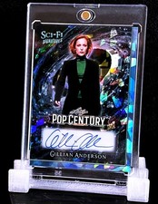 GILLIAN ANDERSON • X-FILES DANA SCULLY • 5/5 AUTOGRAPH • SCI-FI SIGNATURES LEAF picture
