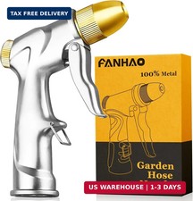FANHAO Upgraded 100% Metal Garden Hose Nozzle Heavy Duty, High Pressure | Rustpr picture