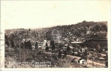 Placerville CA California Birdseye Town View 1920 RPPC Photo Postcard COPY picture