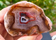 11.81 Oz Mirror Polished Lace Agate Uv Reactive picture