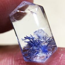 3.9Ct Very Rare NATURAL Beautiful Blue Dumortierite Quartz Crystal Pendant picture