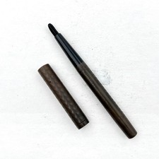VTG Waterman 12 Eyedropper Fountain Pen Brown Rubber (No Nib) AS IS picture