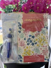 Inspirational Stationary Compassion Journal Handmade Writing Pen Set Micah 7:19 picture