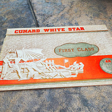 1949 Cunard White Star FIRST CLASS Ocean Liner Brochure Queen Mary Caronia Rare picture