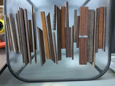 Large Box Lot Of Small Diverse Salvaged Antique American Walnut Moldings Lot G picture