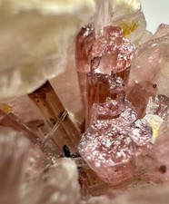 209 Ct Unusual Pink Tourmaline With Beryl Crystals Bunch Inside Mica From @AFG picture