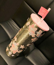 Starbucks 2024 Cherry Blossom Stainless Steel Tumbler 24oz Limited Edition BNWT picture