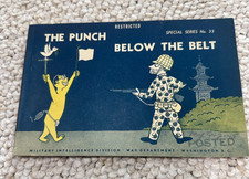 HISTORIC The Punch Below The Belt, Military Intelligence #33. 8/1945 picture