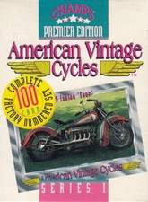 AMERICAN VINTAGE CYCLES SERIES 1 1992 CHAMPS FACTORY BASE CARD SET OF 100 TR picture