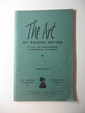EMG UK September 1955 Art Record Buying Book Recommended Microgroove Catalog Vtg picture