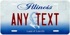Illinois 2004 Style Any Text Personalized Novelty Auto Car License Plate Bicycle picture