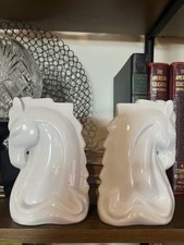 Vintage Ceramic Horse Bookends picture