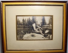 John Muir Original Framed Photograph by Helen Lukens Jones at Yellowstone Park picture