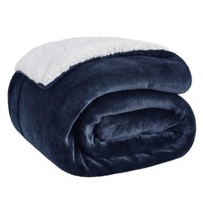 Bedsure GentleSoft Sherpa Fleece Twin Blanket, Thick Plush Cozy Couch Throw picture