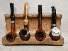 Beautiful 1960’s Ceramic 4 Tobacco Pipe Rack/Holder/Display  Made In Italy  picture
