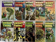 1972 SWAMP THING 1-10 ALL 1st Prints Full WRIGHTSON Run 1 2 3 4 5 6 7 8 9 10Lot  picture