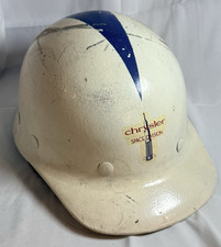 Vintage CHRYSLER SPACE DIVISION Hard Hat - 1960s NASA Redstone Jupiter Saturn picture