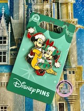 2026 Disney Parks Mickey & Minnie Mouse Holiday Christmas List OE Pin picture