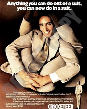 1972 Cricketeer Suits Pants Magazine Advertisement Promo Ad 8x10 Photo picture