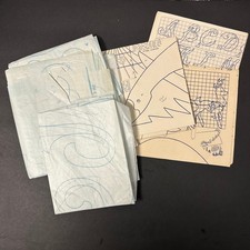 Vintage Modern Handcraft Hobbycraft Blueprints 1956 Woodworking Patterns Good picture