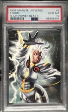 Storm - 1994 Flair Power Blast Marvel #6 PSA 10 picture