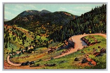 Postcard NM Double Horseshoe Curve Taos Eagle Nest Raton Highway picture