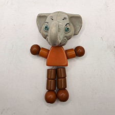 1930s Tykie Toy Eppy Elephant Rattle Vintage Bakelite Catalin Celluloid Bead 4