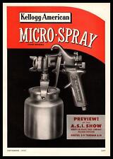 1947 Kellogg-American Micro-Spray American Brake Shoe Company Vintage Print Ad picture