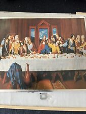 Jesus Last Supper Hologram Picture 10 X 8 1/2 picture