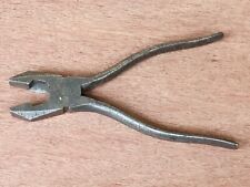 Utica 1950-8 Lineman Pliers Heavy Duty USA Vintage Tool Wire Cutters 8-1/2