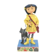 Jim Shore CORALINE IN YELLOW RAINCOAT-CORALINE JONES 6016421 NEW picture
