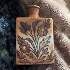 Antique Vintage Persian Islamic Iznik Turkish Stoneware Bottle Vase  E13 picture