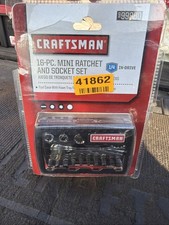 Rare Sears Craftsman Nos 16pc Mini Ratchet Socket Screw Bit Driver Set 99880 picture
